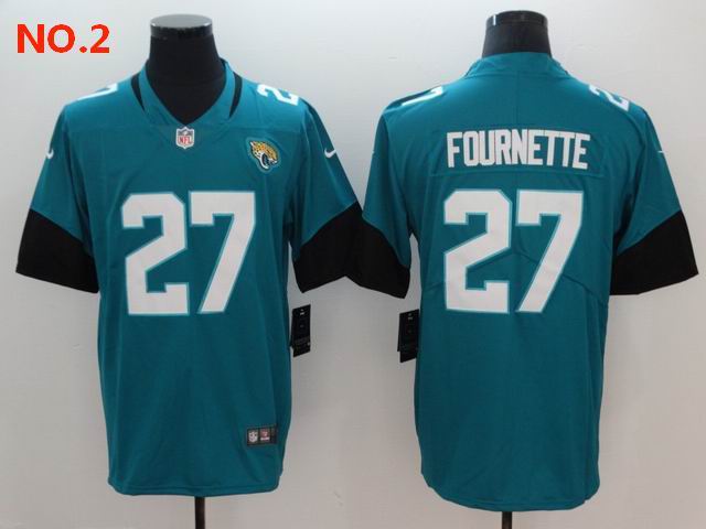 Men's Jacksonville Jaguars #27 Leonard Fournette Jerseys-7